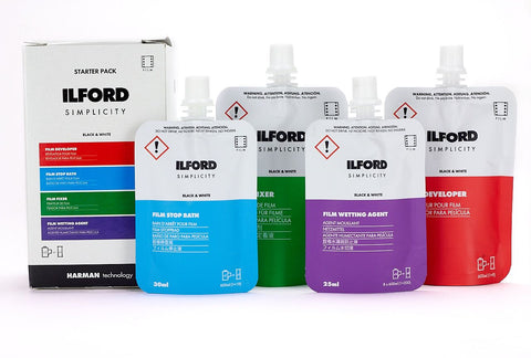 Ilford Simple Film Kit (contains 1 each dev/stop/fix/wet)