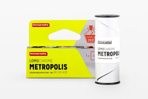2021 LomoChrome Metropolis 120 ISO 100–400 Color Negative Film (120 Roll)