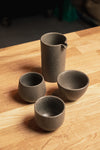 Loveramics Tasting Cup Set with Brewing Carafe, Floral Tasting Cup, Nutty Tasting Cup, and Sweet Tasting cup in Granite