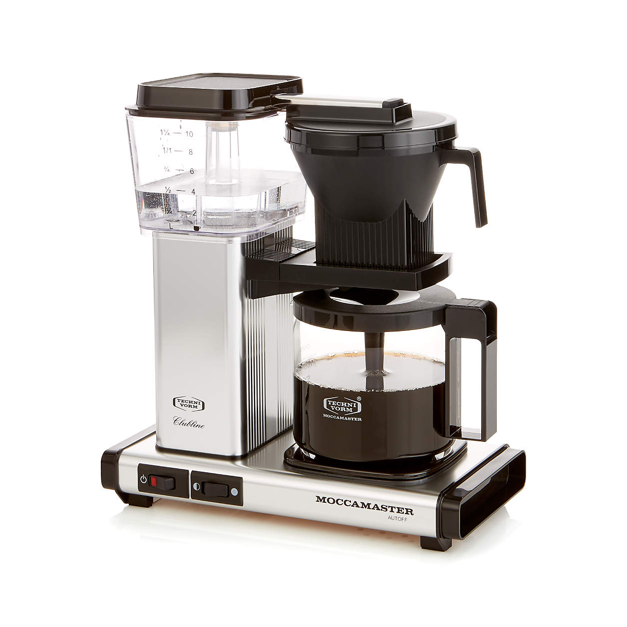 Moccamaster by Technivorm KBG-AO 10-Cup Coffee Maker with Glass Carafe