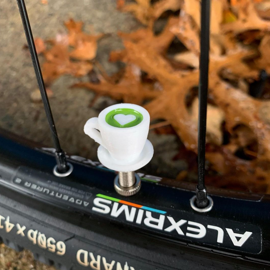 Bike tire top cap missing